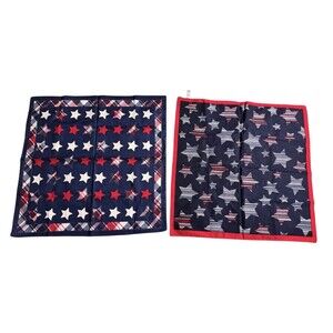 Joe Boxer Bandana Starts American Flag Patriotic 4 Of July 100% Cotton Lot Of 2
